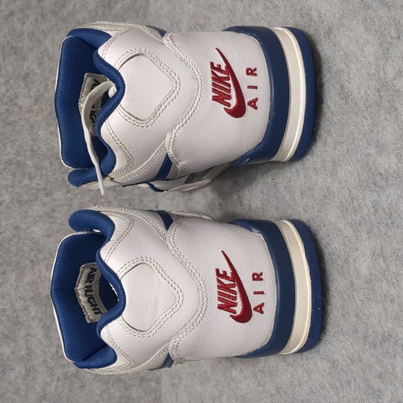 Nike Air Flight 89 Dark Royal Blue White Red Custom Men's Shoes Size 9.5 - Picture 3 of 10